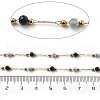 Sodalite & Howlite & 304 Stainless Steel Beads Link Chains CHS-K021-01G-02-3