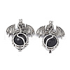 Natural Obsidian Pendants G-P491-02AS-05-1