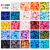 Eco-Friendly Handmade Polymer Clay Beads CLAY-PH0001-13-8mm-8