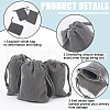 Beebeecraft Velvet Jewelry Drawstring Gift Bags ABAG-BBC0001-10A-01-6