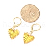 304 Stainless Steel Leverback Earrings for Women EJEW-MZ00408-03-3