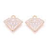 Alloy Enamel Charms ENAM-T022-23B-1