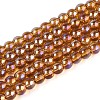 Electroplate Transparent Glass Beads Strands GLAA-T032-T4mm-AB23-1