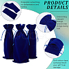 Beebeecraft 4Pcs Velvet Wine Bottle Packing Pouches ABAG-BBC0001-13A-6