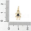 Brass Micro Pave Cubic Zirconia Pendants ZIRC-I356-17G-B03-3
