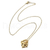 Mixed Round Natural Gemstone Pendant Necklaces NJEW-JN04548-01-2