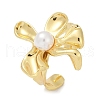 Brass Cuff Rings for Women RJEW-F182-06G-4