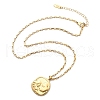 304 Stainless Steel Constellation Pendant Necklaces NJEW-K392-01G-03-4