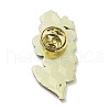 Flower Series Zinc Alloy Enamel Pin JEWB-D069-03E-2