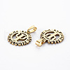 Ion Plating(IP) 201 Stainless Steel Pendants STAS-Q240-090G-2