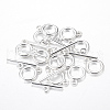 Alloy Toggle Clasps TIBE-EA774Y-S-NR-2