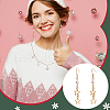 Unicraftale 200Pcs 2 Colors Alloy Charms FIND-UN0004-29-6