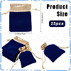 Beebeecraft Velvet Jewelry Pouches Bags TP-BBC0001-09A-04-2