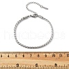 304 Stainless Steel Rope Chain Bracelets for Women BJEW-Q051-04P-3