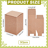 Rectangle Kraft Cardboard Box CON-WH0107-13A-2