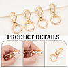 Alloy Swivel Clasps HJEW-UN00010-5