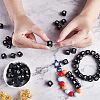 108 Pcs White Cube Silicone Beads Letter Number Square Dice Alphabet Beads with 2mm Hole Spacer Loose Letter Beads for Bracelet Necklace Jewelry Making JX438B-4