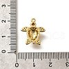 Brass Micro Pave Cubic Zirconia Pendants KK-U055-07G-02-3