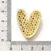 Brass Cubic Zirconia Pendants KK-M295-13G-V-3