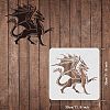 Plastic Reusable Drawing Painting Stencils Templates DIY-WH0172-394-2