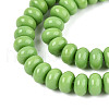 Opaque Spray Painted Glass Beads GLAA-ZX008-8mm-18B-3