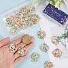 SUNNYCLUE 24Pcs 6 Styles Rack Plating Alloy Enamel Pendants FIND-SC0012-32-3