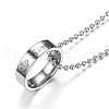 Emgraved King Ring 201 Stainless Steel Pendant Couple Necklaces FS-WGB8CCA-01-2