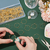 Unicraftale Long-Lasting Plated Brass Hoop Earrings Findings KK-UN0002-45C-4