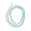 Transparent Gradient Color Glass Beads Strands X1-GLAA-H021-01B-23-4