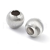 Rhodium Plated 925 Sterling Silver Beads STER-K173-01D-P-2