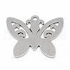 Non-Tarnish 201 Stainless Steel Stamping Blank Tag Pendants STAS-T008-008-1-2