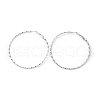 304 Stainless Steel Hoop Earrings EJEW-S250-01A-P-4