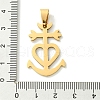 201 Stainless Steel Pendants STAS-U003-11G-3
