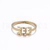 Number 201 Stainless Steel Adjustable Cuff Rings FS-WG22891-05-2