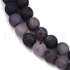 Natural Druzy Agate Beads Strands G-NH0024-A05-8mm-3