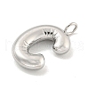 Non-Tarnish 304 Stainless Steel Pendants STAS-C102-15P-C-2