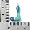 Brass Enamel Pendants KK-E093-03G-L-3