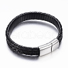 PU Leather Cord Bracelets BJEW-F288-02B-2