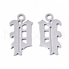 201 Stainless Steel Pendants STAS-N091-40P-2