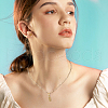 Beebeecraft 8Pcs Brass Micro Pave Cubic Zirconia Pendants RB-BBC0001-02-5