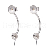 925 Sterling Silver Ear Nuts STER-I014-14S-1