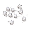 Anti-Tarnish Rhodium Plated 925 Sterling Silver Peg Bails STER-D035-47P-10-1