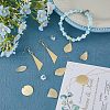 SUPERFINDINGS 24Pcs 6 Style Brass Charms KK-FH0004-67-5