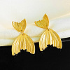 Alloy Dangle Stud Earrings WG18C50-10-1