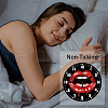MDF Printed Wall Clock HJEW-WH0058-030-4