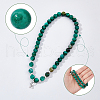 HOBBIESAY 1 Strand Natural Fuchsite Beads Strands G-HY0001-32-5