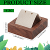 Rectangle Wood Earring Display Stands EDIS-WH0032-20-2