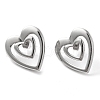 304 Stainless Steel Stud Earrings EJEW-D104-03P-2