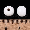 Spray Painted Round Natural Schima Wood Beads WOOD-A018-8mm-30-4