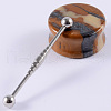 304 Stainless Steel Long Barbell Cartilage Earrings FS-WGA4435-07-1